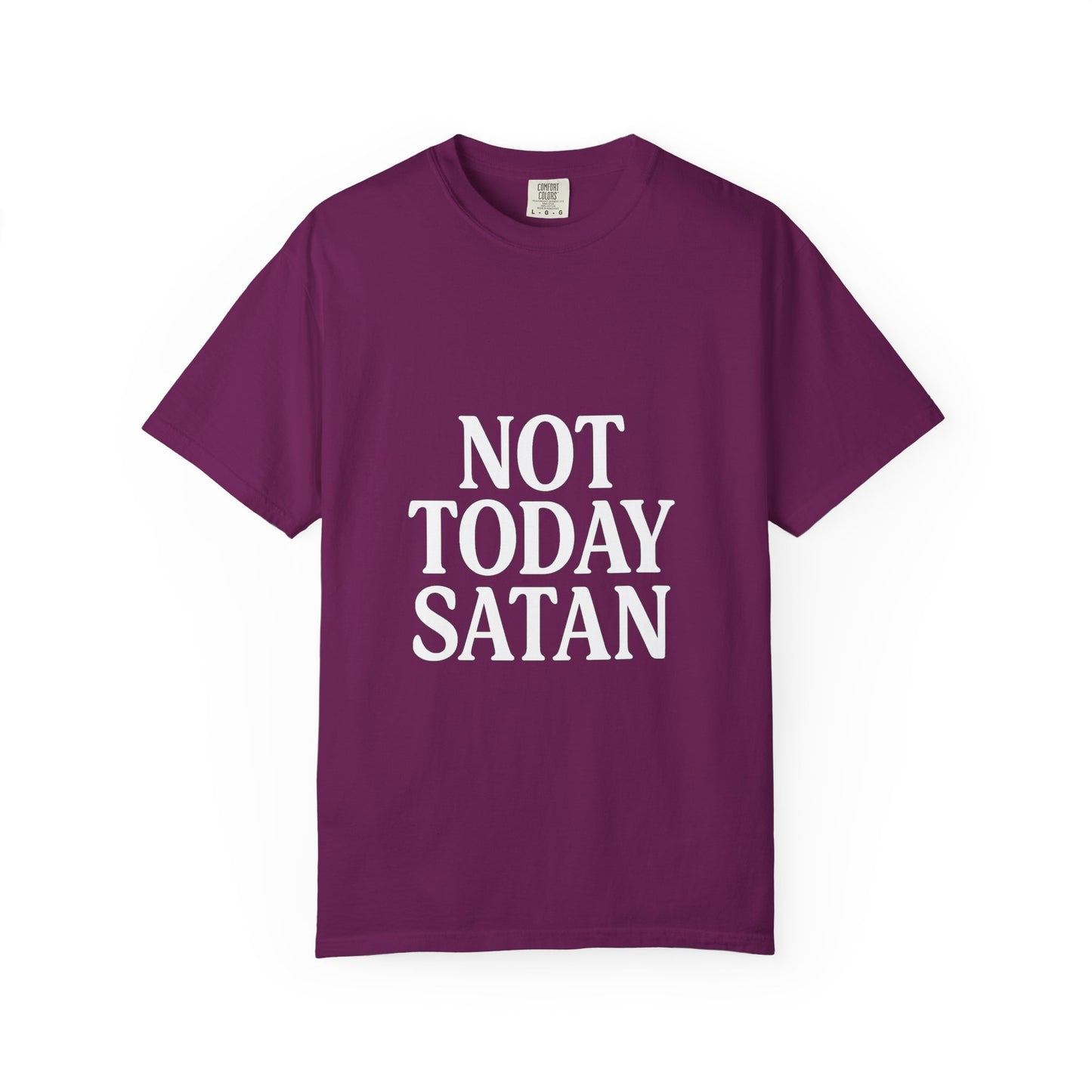 Not Today Satan Black ++ T-Shirt