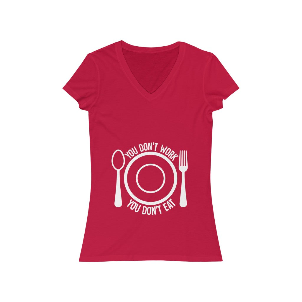 Work V-Neck T-shirt
