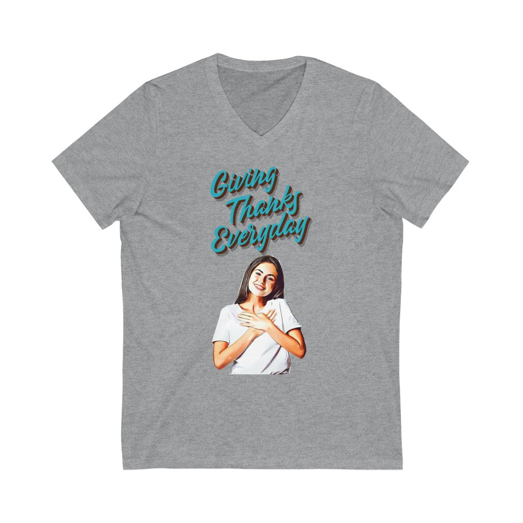 Giving Thanks V-Neck Tee