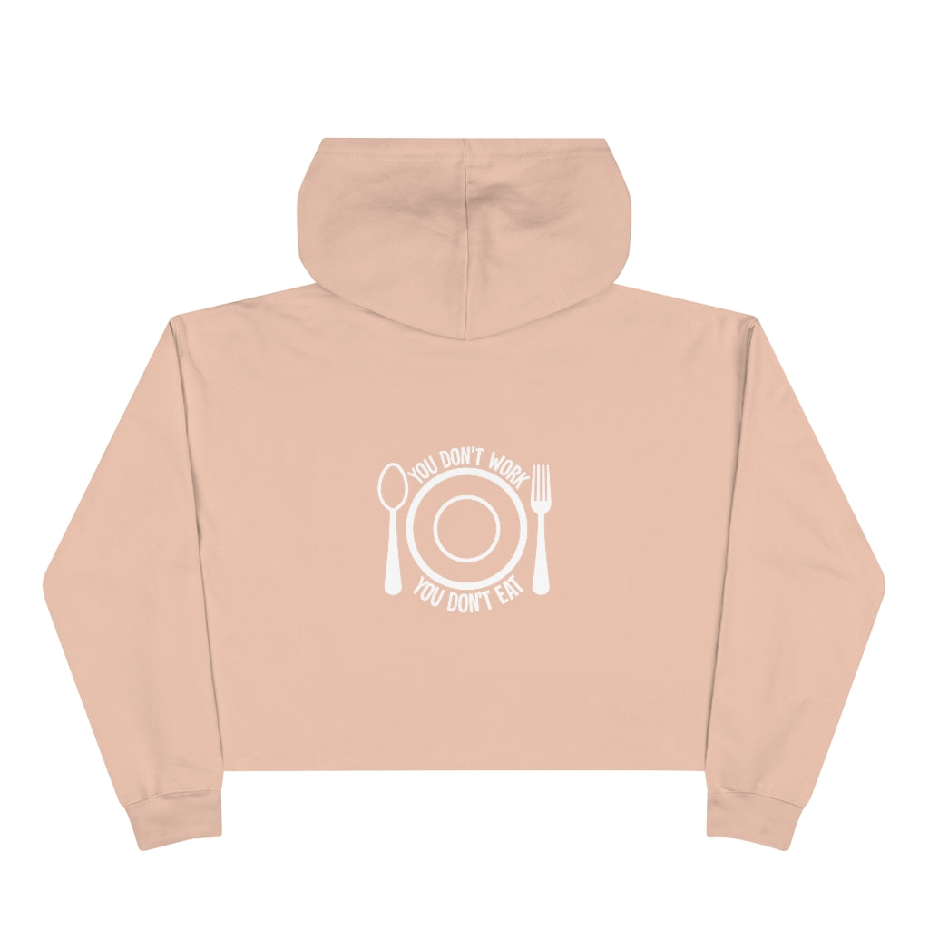 WORK Crop Hoodie