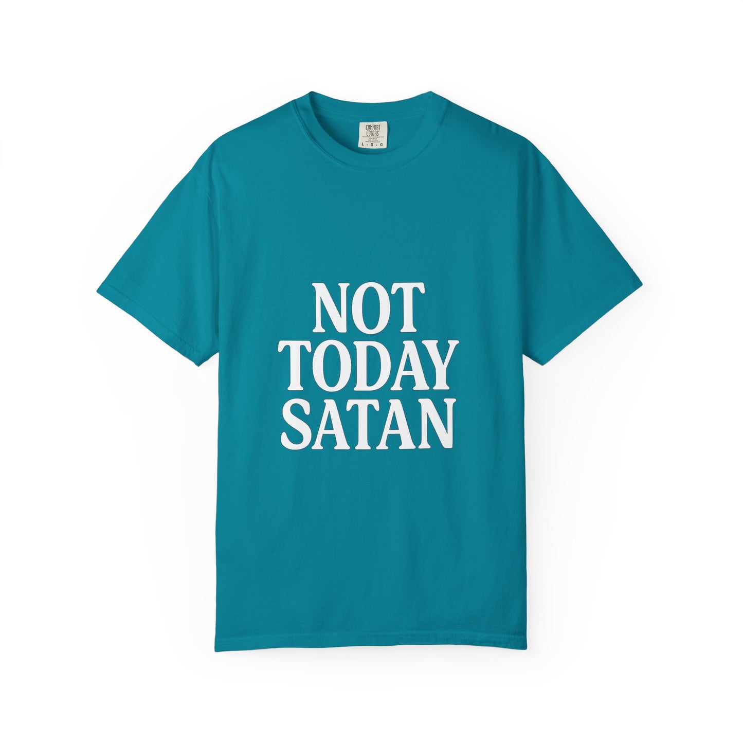 Not Today Satan Black ++ T-Shirt