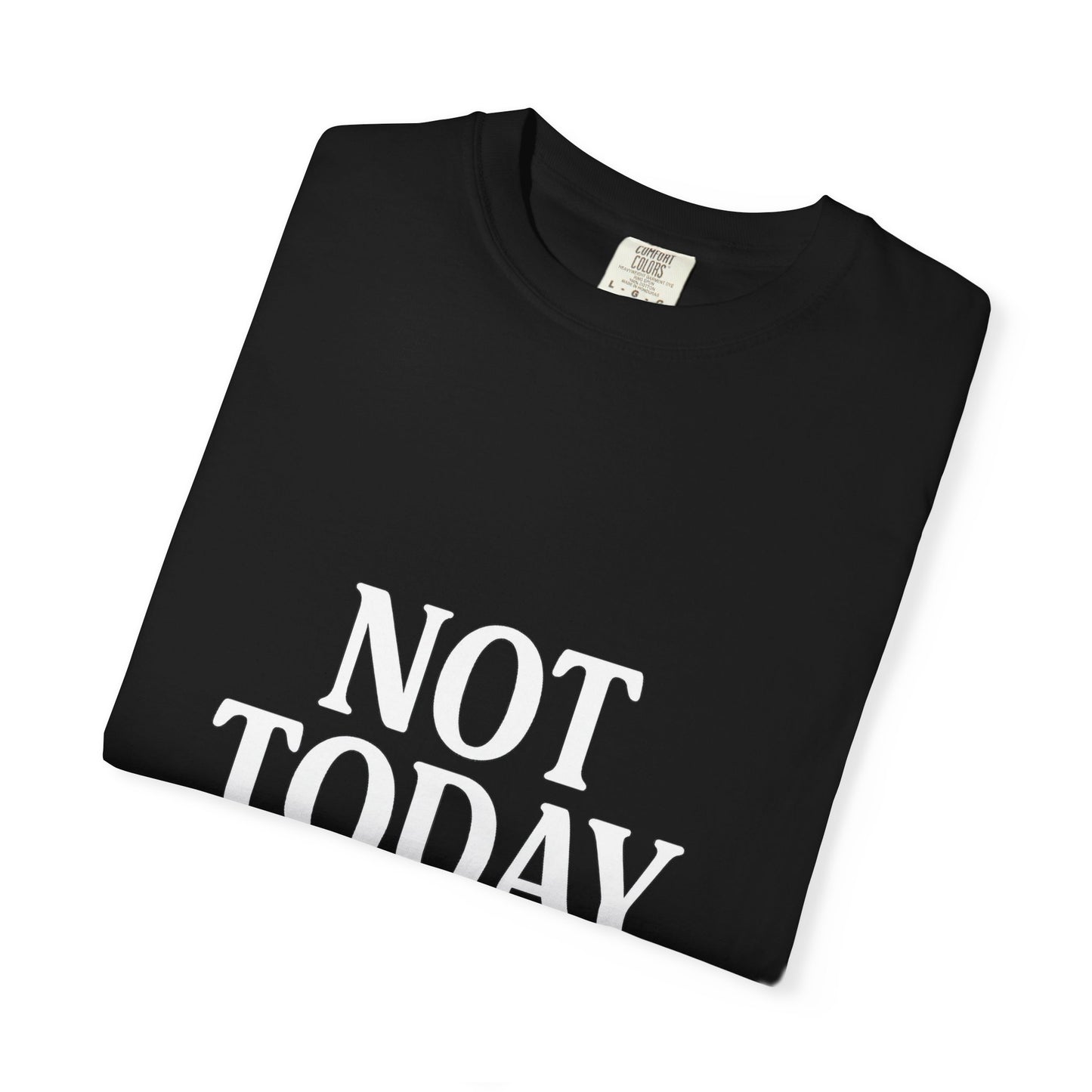Not Today Satan Black ++ T-Shirt